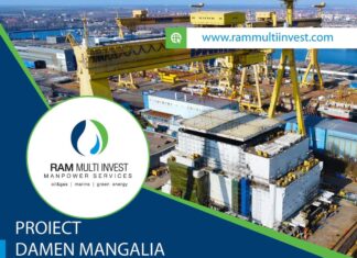 DAMEN MANGALIA angajează SUDORI MIG/MAG ȘI LĂCĂTUȘI NAVALI