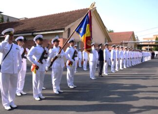 Festivitate de absolvire la Școala Militară de Maiștri Militari a Forțelor Navale