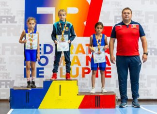 Medalia de Aur și titlul de Campioană Națională a României pentru sportiva Maria Oancea și medalie de bronz pentru David Rață, la Campionatul Național de Lupte pentru Juniori