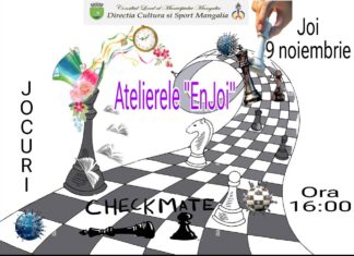 CheckMate – Un nou Atelier ”EnJoi”, astăzi, la Biblioteca Municipală Mangalia
