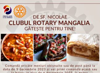 „Rotary Mangalia gătește pentru tine, de Sf. Nicolae!” – Proiect caritabil destinat, în acest an, bolnavilor de Parkinson din municipiul Mangalia