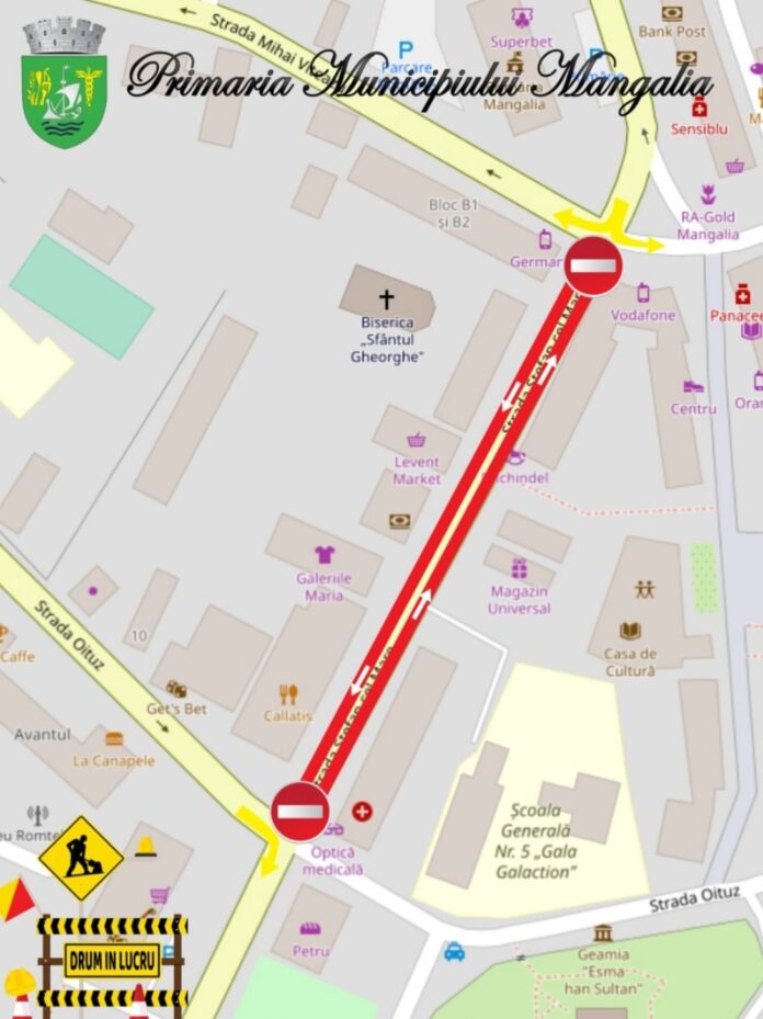 Mangalia-Circulatia-rutiera-oprita-pe-strada-Stefan-cel-Mare1