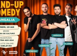 Stand-up comedy cu Cîrje, Drăcea, Florin, Dobrotă și Popinciuc, vineri, 19 ianuarie, la Casa de Cultură Mangalia