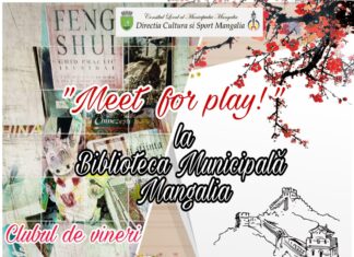 Biblioteca Municipală Mangalia vă invită la clubul de vineri “Meet for play!”