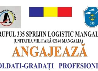 UM 02146 Mangalia angajează soldați-gradați profesioniști