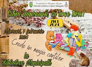 Biblioteca Municipală Mangalia va sărbători Ziua Internațională a Cititului Împreună