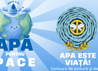 RAJA Constanța lansează concursul de pictură și desen “Apa este viață!”. Premiile puse în joc sunt laptopuri, tablete, console Nintendo și vouchere la librăria Cărturești