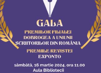 Biblioteca Județeană „Ioan N. Roman” Constanța găzduiește ceremonia de decernare a Premiilor Filialei Dobrogea a Uniunii Scriitorilor din România