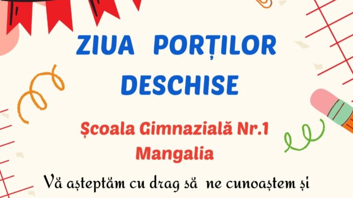Anunt-ziua-portilor-deschise Scoala Nr.1 Mangalia
