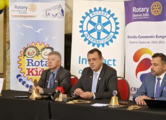 (video) Ovidiu Constantin Bunget, guvernatorul districtului Rotary 2241, a participat la înființarea Clubului Rotakids – Conferința de presă
