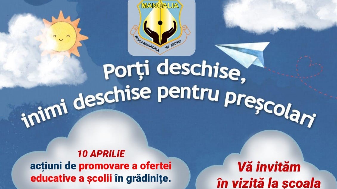 Ziua portilor deschise la Scoala Sf Andrei Mangalia