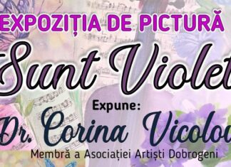O nouă expoziție de pictură a doamnei doctor Corina Vicolov va avea loc duminică, 26 mai 2024, la Cercul Militar Mangalia