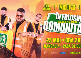 În această seară, Stand-up Comedy cu Micutzu, Geo Adrian si George Dumitru – “IN FOLOSUL COMUNITATII”, la Casa de Cultură Mangalia