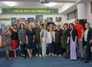 (video&foto) Expoziția de pictură „Sunt Violet” a Corinei Vicolov, un eveniment cultural deosebit la Clubul Artelor Solteris