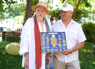 (video) Pictorul Karl Robert Perko, sărbătorit de Liga Navală Română la împlinirea vârstei de 80 de ani