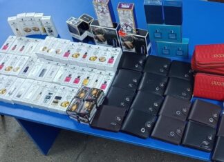 Mărfuri susceptibile a fi contrafăcute și articole pirotehnice descoperite de jandarmi