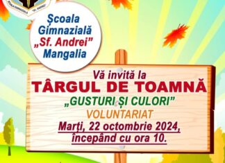 Târgul de Toamnă „Gusturi și culori” la Școala Gimnazială ”Sfântul Andrei” Mangalia