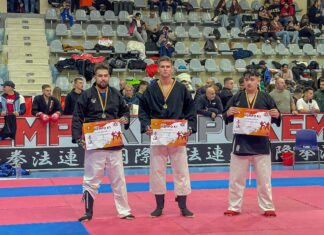 Sportivul David Ivan, de la CS Wushu Max Mangalia, Campion Național la KEMPO K1