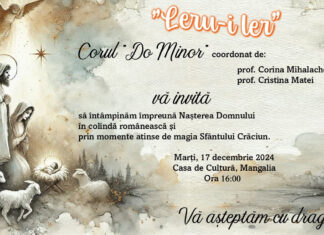 „Leru-i Ler” – Invitație la un spectacol de colinde autentic, oferit de Corul „Do Minor” al Liceului Teoretic Callatis Mangalia