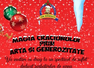 „Magia Crăciunului prin Artă și Generozitate” – Spectacol de Sărbători organizat de Liceul Tehnologic „Ion Bănescu” Mangalia