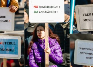 (video) Protest al angajaților Damen Mangalia. Șantierul nu mai are de lucru și ar putea concedia peste 260 de oameni