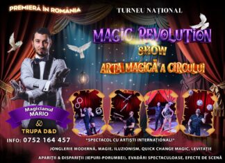 Magic Revolution Show revine în Mangalia cu un spectacol inedit – „Arta Magică a Circului”