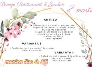 Petrecere de 8 Martie la Breeze Restaurant & Garden