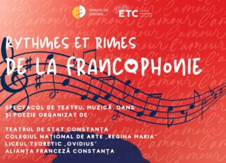 ”Rythmes et Rimes / Ritmuri și rime”, spectacol de Ziua Francofoniei la Colegiul Național de Arte „Regina Maria”, joi, 20 martie