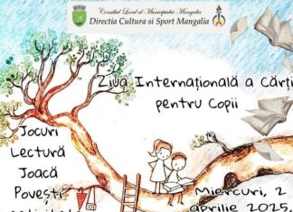 Biblioteca Municipală Mangalia vă invită la un atelier creativ dedicat Zilei Internaționale a Cărții pentru Copii
