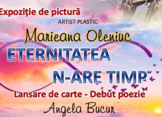 Dublu eveniment cultural la Clubul Artelor Solteris: vernisajul expoziției de pictură ”Eternitatea n-are timp”, Marieana Oleniuc, și debut literar al tinerei Angela Bucur
