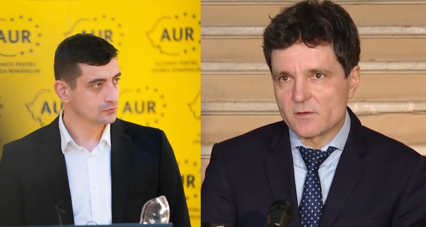 George Simion vs Nicusor Dan