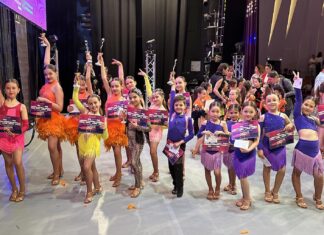 „Latino Kids by Anca Petrea”, strălucire și emoție la Campionatul Național de Salsa & Bachata 2025