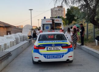 (video) Accident pe faleza din Saturn: O femeie lovită de o trotinetă electrică.