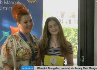 (video) Elevii olimpici, premiați de Rotary Club Mangalia
