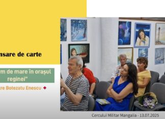 (video) Lansarea volumului de poezie „La țărm de mare în orașul reginei”, semnat de Petre Botezatu Enescu, la Clubul de Artă și Cultură „Solteris”
