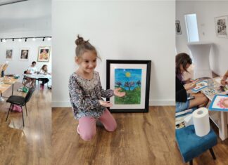 Sâmbătă de sâmbătă, ateliere de pictură pentru toate vârstele la Galeria de Artă Mangalia
