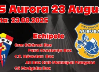 Spectacol pugilistic de zilele comunei 23 August