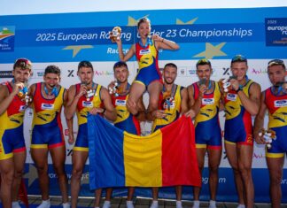 România, locul 1 în Europa la canotaj Under23: 9 medalii, dintre care 6 de AUR