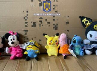 Jucării contrafăcute, descoperite de polițiști în stațiunea Venus