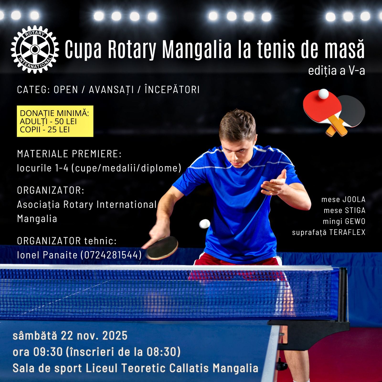 Cupa rotary