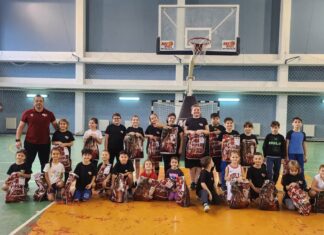 Selecție la baschet pentru copii, organizată de Clubul Sportiv MC Ball Mangalia