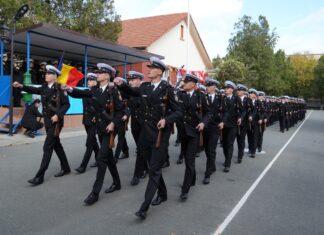 Jurământul Militar al elevilor din anul I la Școala Militară de Maiștri Militari a Forțelor Navale