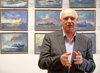 (video) Vernisajul expozitiei „Marea în culorile lui Alexandru Ghinea”, la Galeria de Artă Mangalia