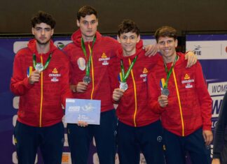 Medalie de argint pentru sabrerii României la Cupa Mondială de la Alger