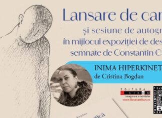 Lansare de carte la Biblioteca Județeană Constanța: „Inima hiperkinetică” de Cristina Bogdan