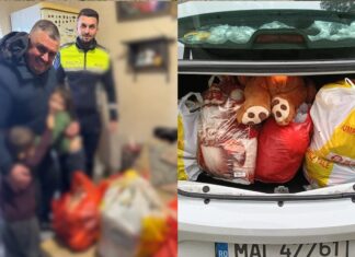 Gest de solidaritate în ajunul sărbătorilor: Polițiștii din Negru Vodă, aproape de comunitate