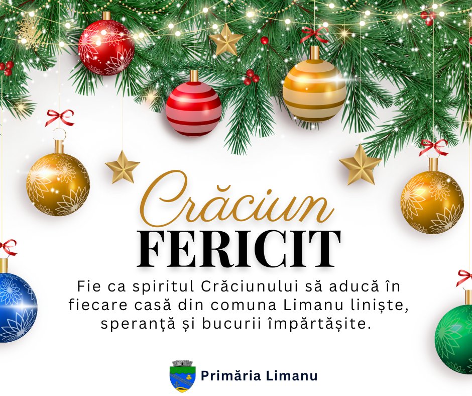 Primaria Limanu mesaj Craciun