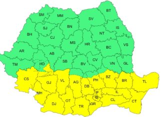 Avertizare meteo de Crăciun: ninsori, vânt puternic și ger în mare parte din țară