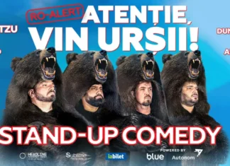 Spectacol de stand-up comedy „RO ALERT – Atenție, vin urșii!”, marți, 17 martie, la Casa de Cultură Mangalia