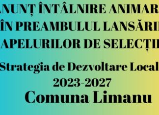 Primăria Limanu organizează o ședință de lucru la 2 Mai, în contextul viitoarelor apeluri de finanțare GAL Dobrogea Verde
